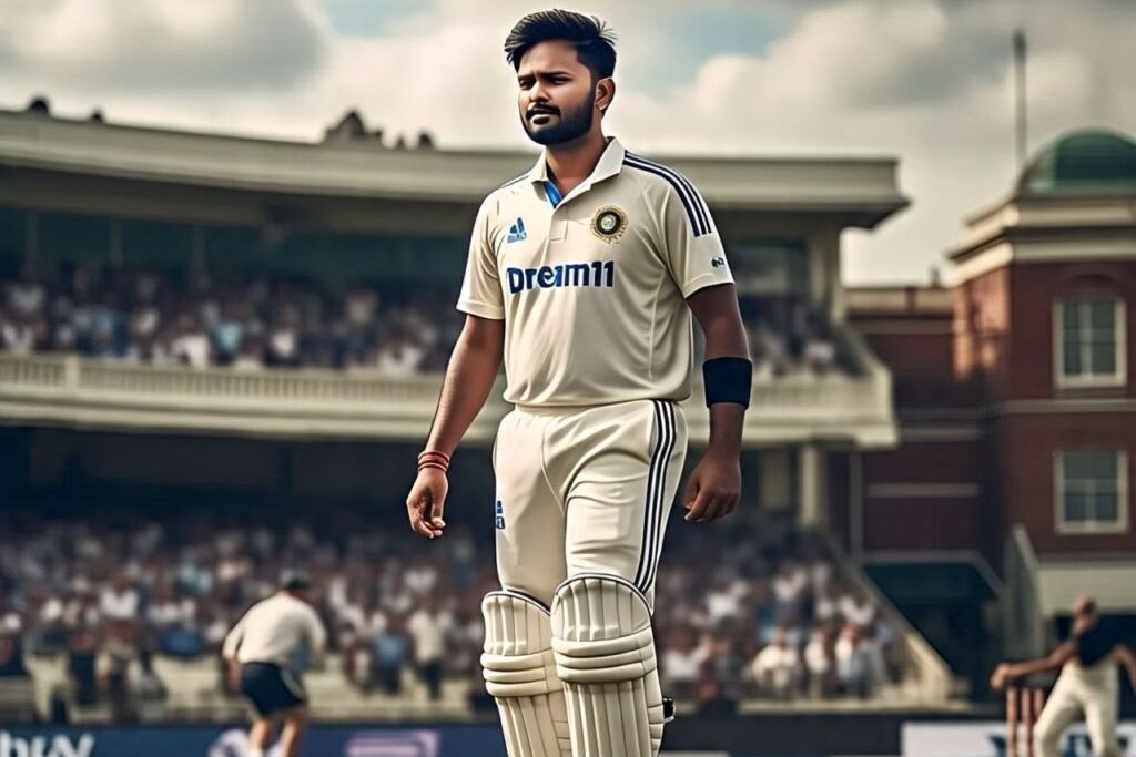Rishabh Pant in Indian Test jersey with visible discomfort from toe injury.